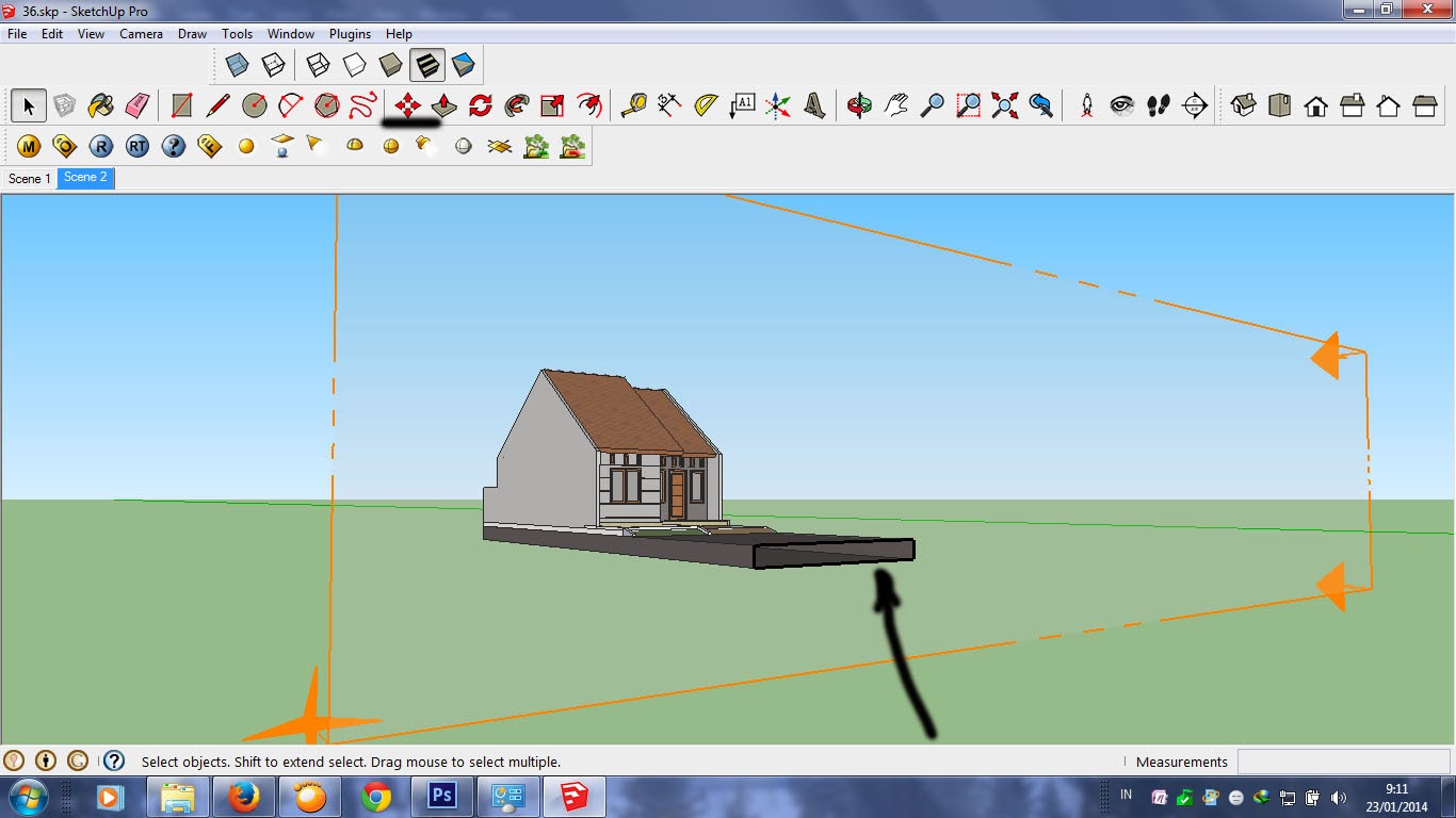 Tutorial Sketchup Membuat Potongan Dengan Menggunakan Section Plane