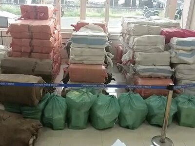 Nearly 2,500 kg of methamphetamine worth around Rs 12,000 cr seized along Kerala coast