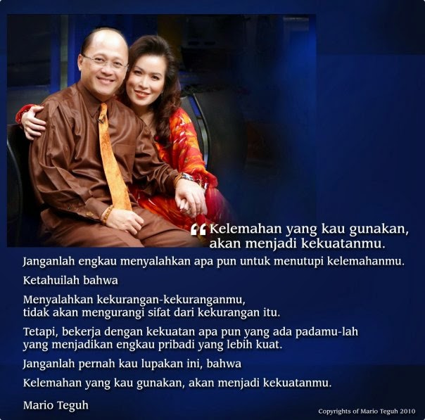 Kata Mutiara Bijak Mario Teguh