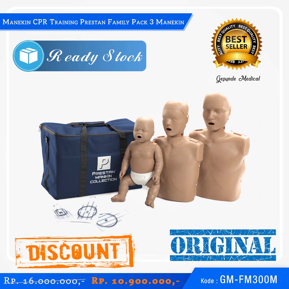 Manekin CPR Training Prestan Family Pack 3 Manekin