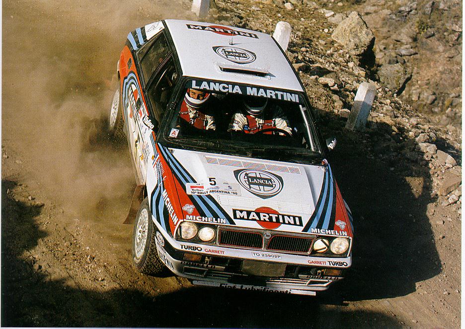  BERNARD OCCELLI CLASSIFICATI 3 LANCIA DELTA INTEGRALE MARTINI RACING