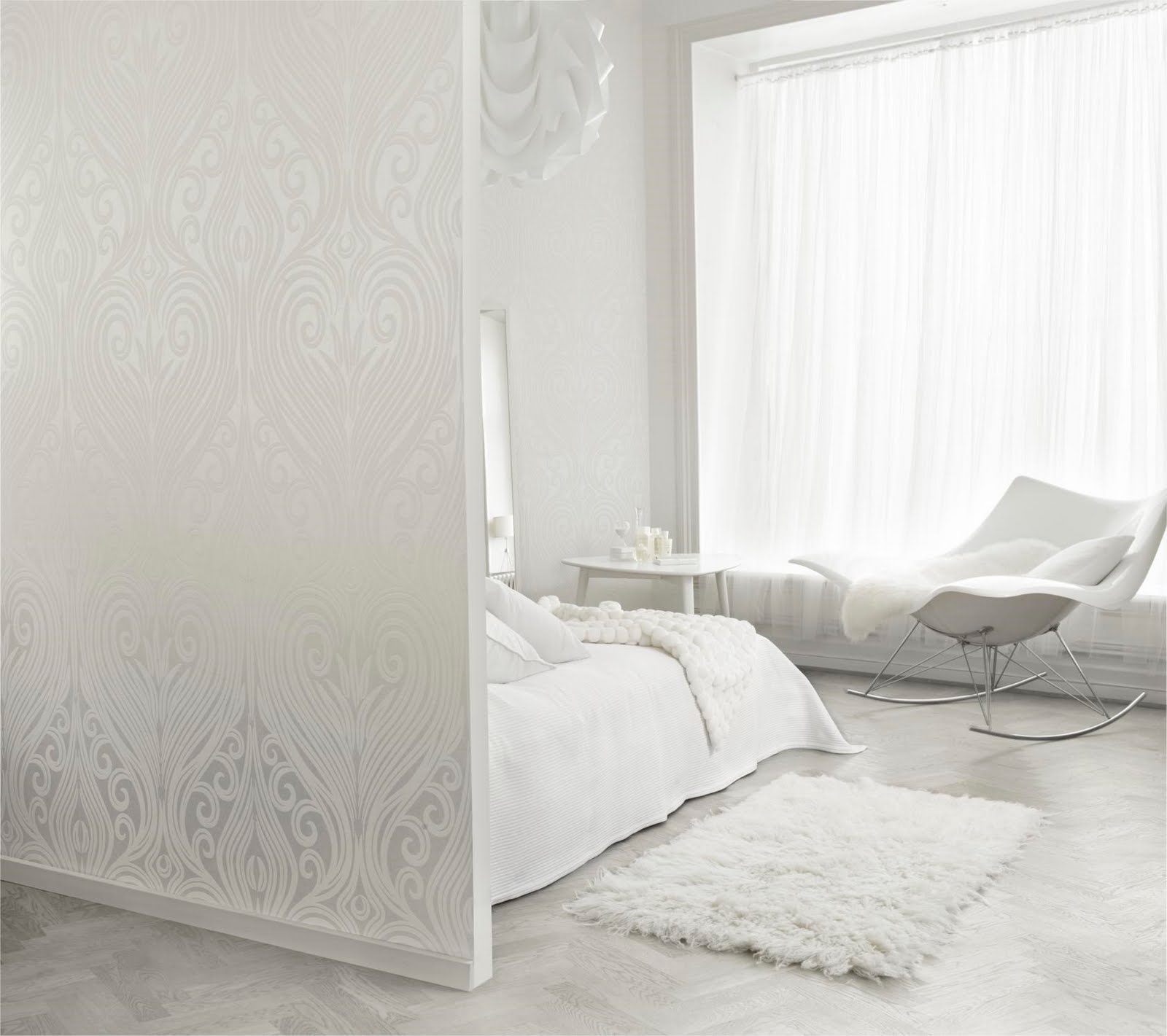  Design  Shimmer White  walls 