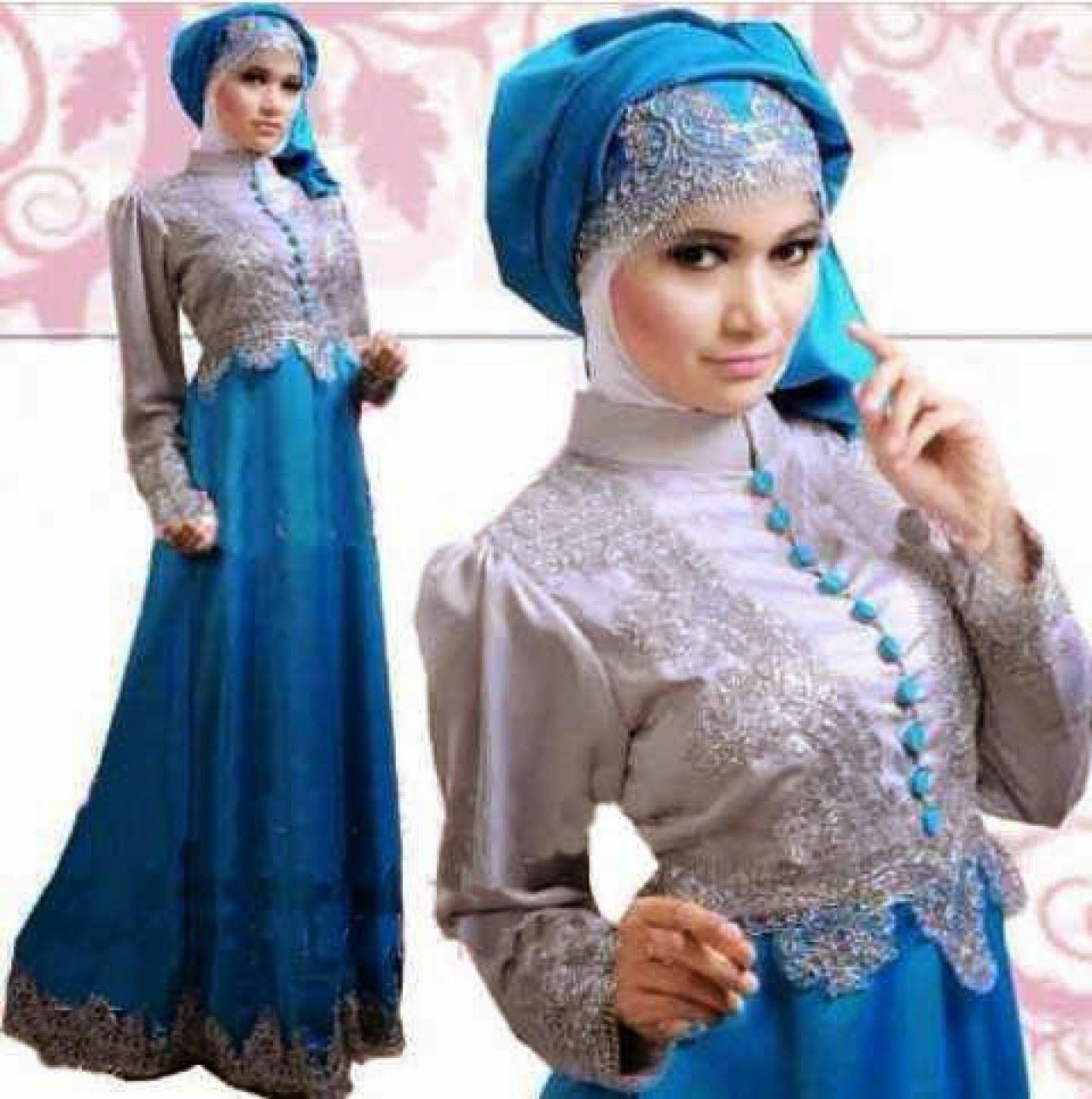 Kumpulan Foto Model  Baju  Kebaya Pesta Muslimah Trend 