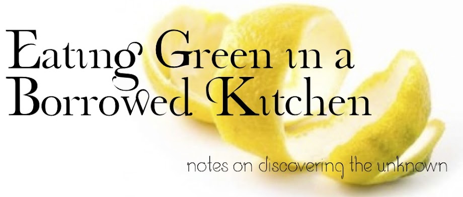 Eating Green in a Borrowed Kitchen