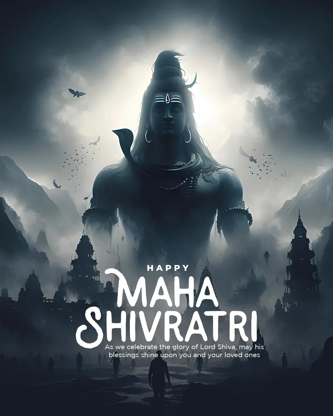 Maha Shivratri Photoshop PSD Free Download 2025