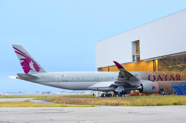 Qatar Airways Airbus A350-900 XWB Livery Rolled Out