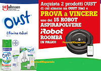 Vinci il Robot Aspirapolvere Roomba con OUST : 15 premi in palio