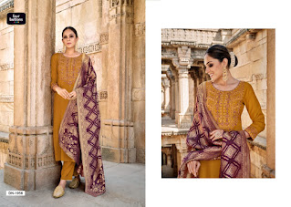 Four Button Bandhej Viscose Silk Kurtis With Pent Collection