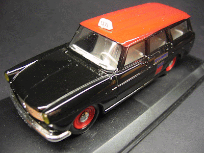 Peugeot 404 break miniatura taxi