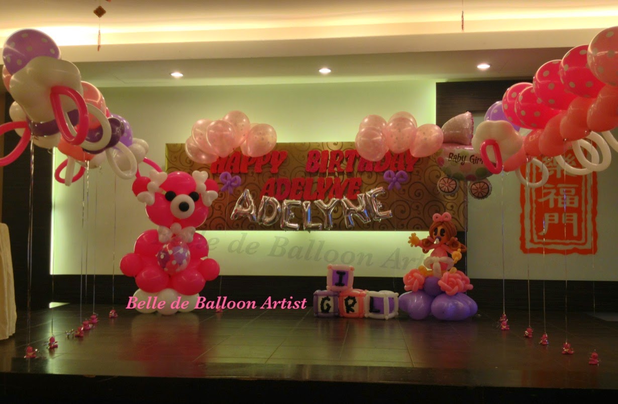 Belle de Balloon Artist Baby  Shower  100 Days Fullmoon 
