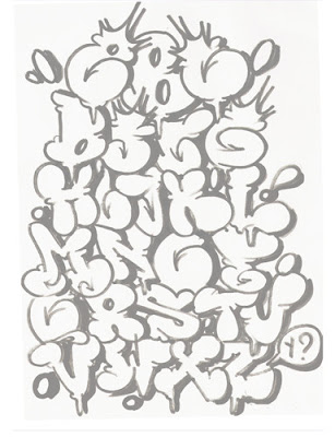 graffiti alphabet, graffiti alphabet bubble