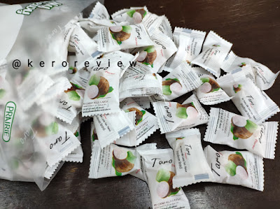 รีวิว ฮ่าวลี่หยวน มาย ชูวี่ ลูกอมนมเคี้ยวหนึบกลิ่นเผือก (CR) Review My Chewy Candy Taro Flavor, Haoliyuan Brand.