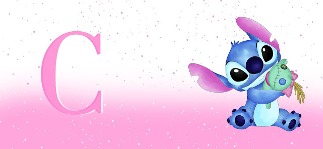 Stitch com letra C