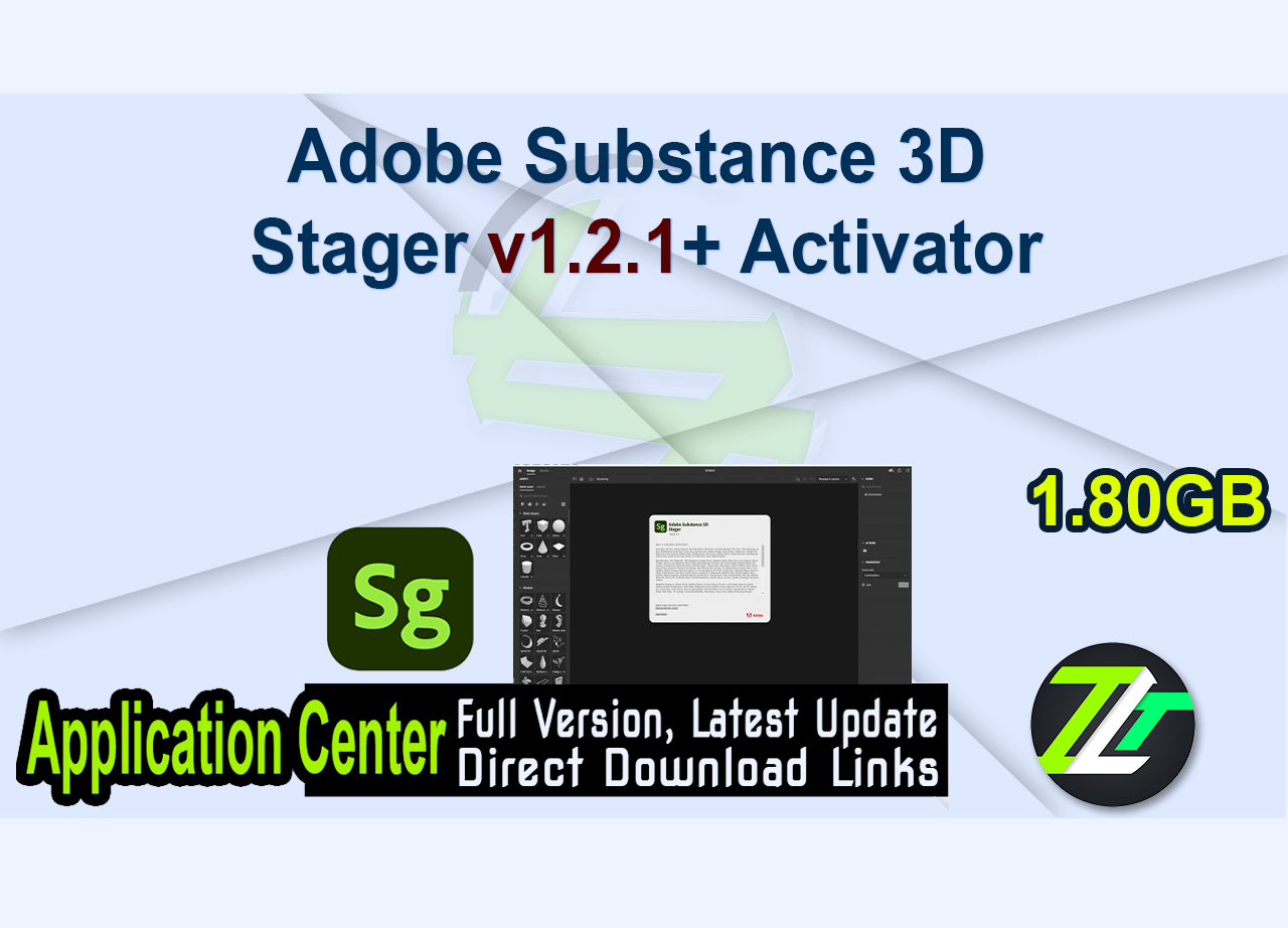 Adobe Substance 3D Stager v1.2.1+ Activator