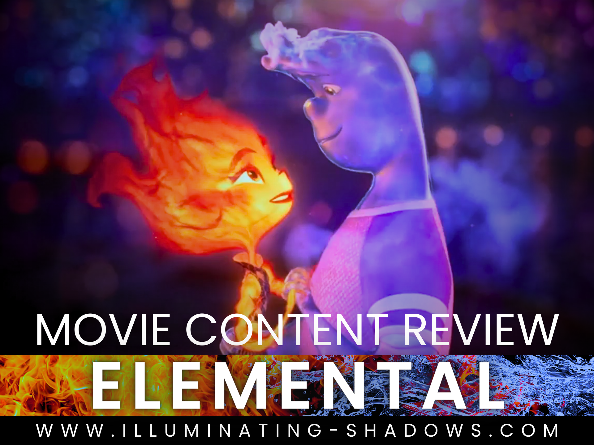 Elemental - Movie Content Review - Picture of Wade and Ember holding each other