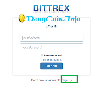 Đăng ký Bittrex