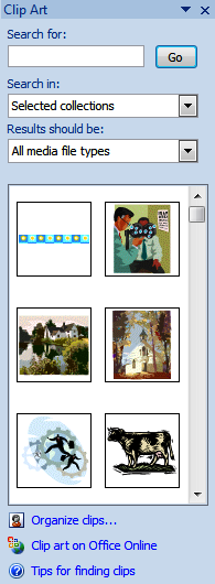 Insert Clip Art