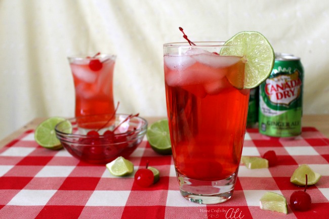 Shirley Temple with a twist recipe non-alcoholic kid friendly drink