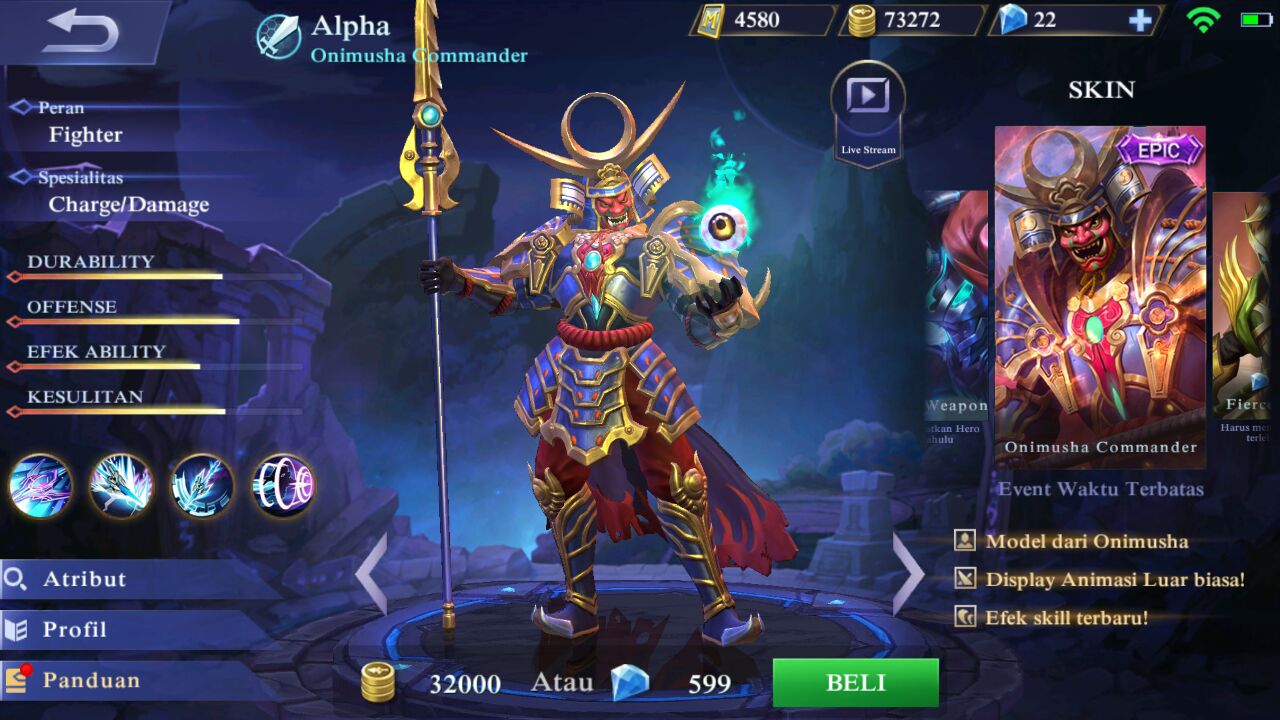 Alpha Jenis Hero Dalam Game Mobile Legends NanLuck