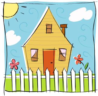 home pictures clip art