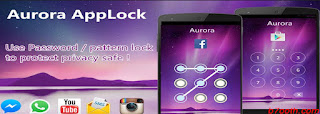 تطبيق Applock aurora للاندرويد