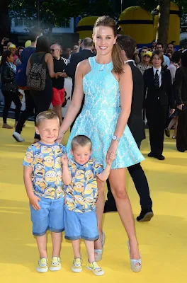 Danielle Lloyd in a short dress at the 'Minions' World Premiere in London