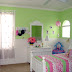 Purple Green Little Girls Room