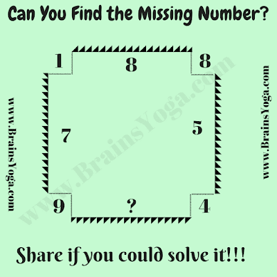 Missing Number Puzzles: Maths Picture Brain Teaser