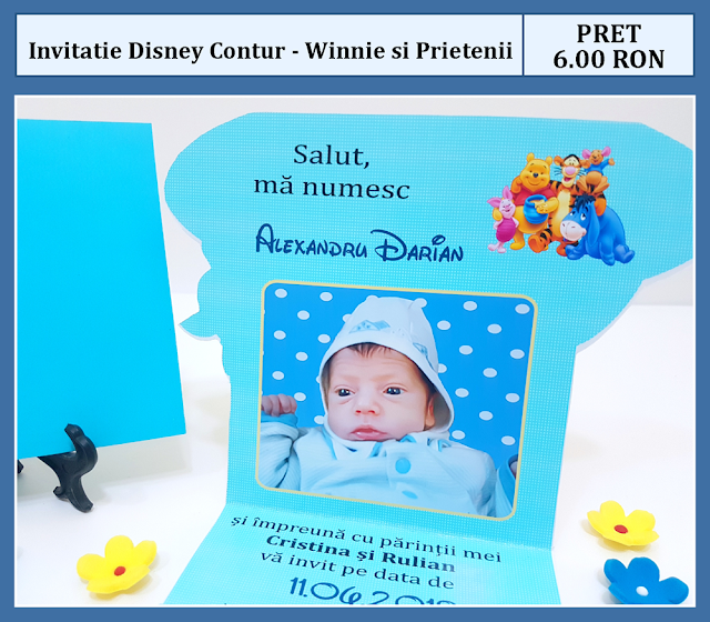 invitatii botez winnie the pooh