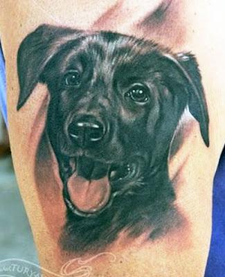 dog tattoo Design