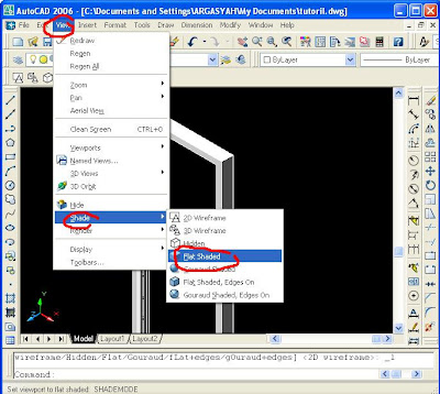 Tutorial Membuat Kusen Pintu Detail 3D Dengan Program AutoCAD