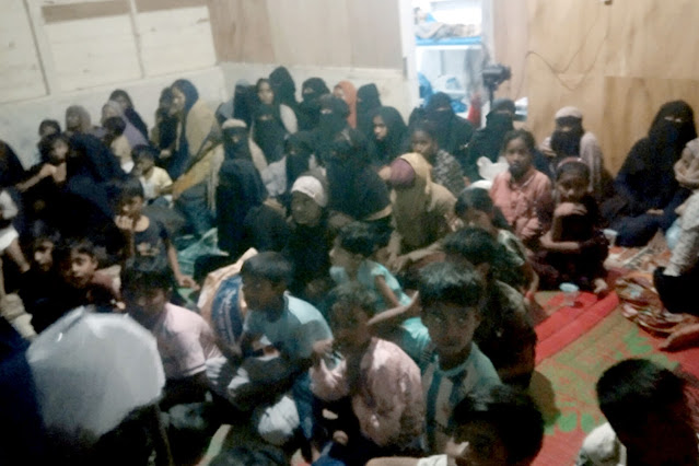 Imigran Etnis Rohingya Terdampar di Aceh Timur setelah Ditinggalkan Kapal Pengangkut di Laut
