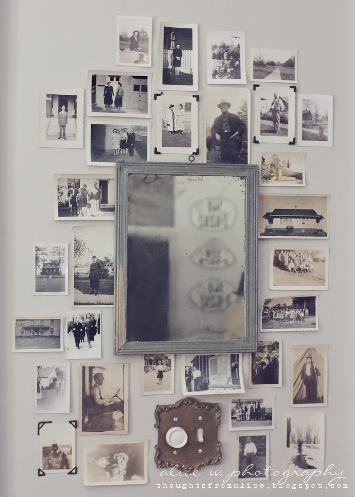 Vintage Photo Wall Collage {Update}