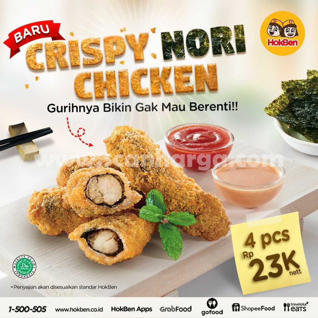 Crispy Nori Chicken Baru dari HOKBEN – Beli 4 Harga cuma Rp. 23.000