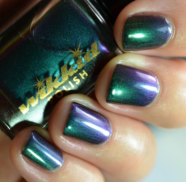 green purple turquoise multichrome nail polish