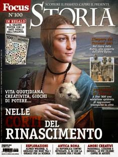 Focus Storia 100 - Febbraio 2015 | ISSN 1824-906X | PDF HQ | Mensile | Storia | Personalità
Focus Storia: la rivista interamente dedicata alle vicende, ai personaggi, alle curiosità che hanno caratterizzato i secoli passati. Ogni mese un numero speciale da conservare, con i grandi temi approfonditi alla maniera di Focus, per entrare nella Storia in modo diverso e avvincente.