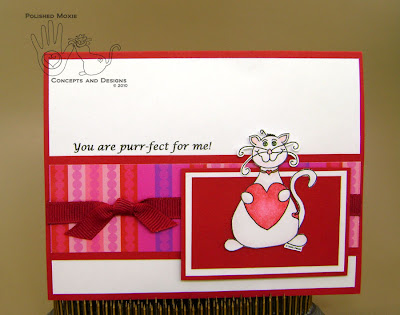 Picture of handmade You are Purr-fect for Me Moxie Card