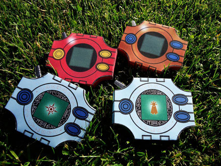 Digimon Digivice Paper Models