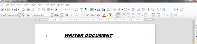 what is writer document? home menu || Important for ccc