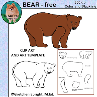 https://www.teacherspayteachers.com/Product/ART-PARTS-WOODLAND-BEAR-TEMPLATE-AND-CLIP-ART-1670125