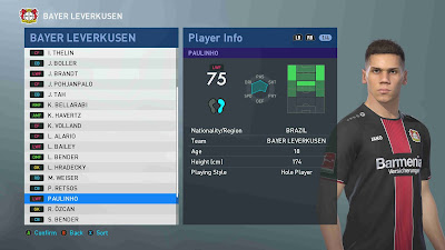 PES 2019 Facepack Bundesliga ( 170+ Faces )