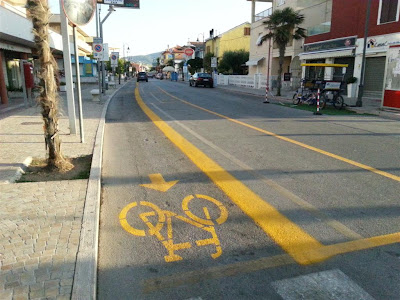 pista ciclabile a Marcelli