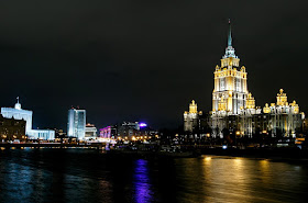 Moscow river night