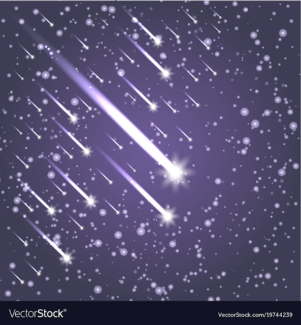 meteoroid falling in the sky