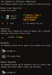 The Damsel in Distress L2 mission text