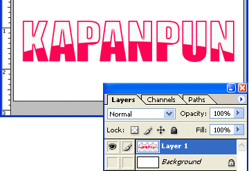 Cara Buat Tulisan Efek Berkilau Photoshop CS 9