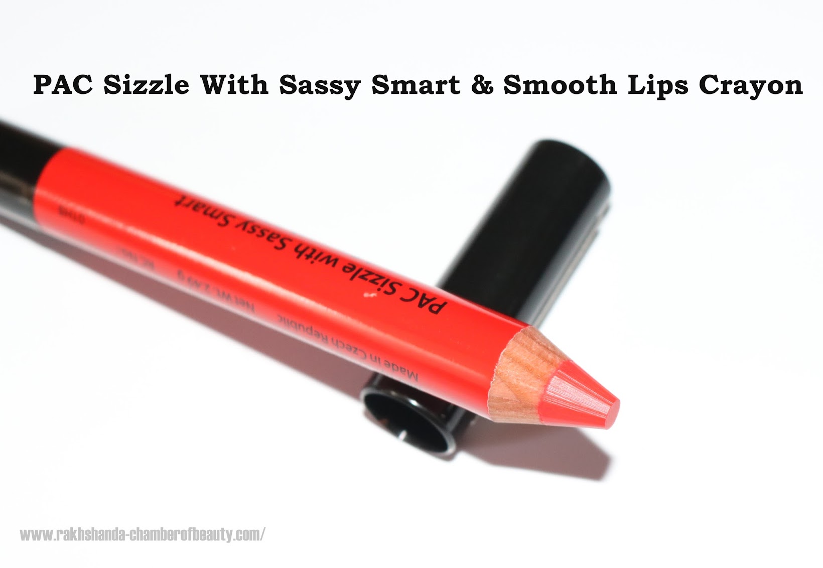 Pac Cosmetics Sizzle With Smart & Sassy Lips-Love Seeker Review Swatches & More, PAC Cosmetics India, Bright red lipcolours in India, Indian beauty blogger