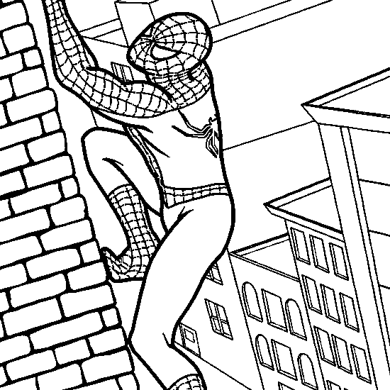 Spiderman Coloring Pages\ 7