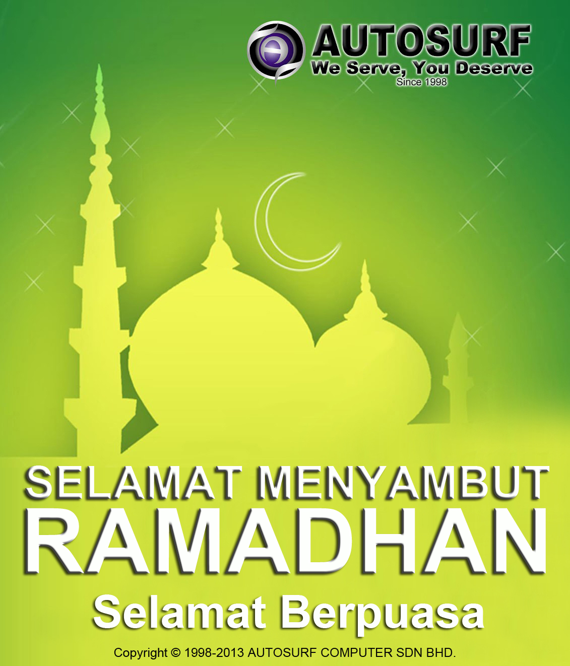 Selamat Menyambut Bulan Ramadhan 2013 Autosurf Cybercafe
