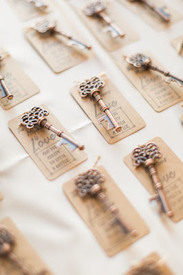 wedding favor keys